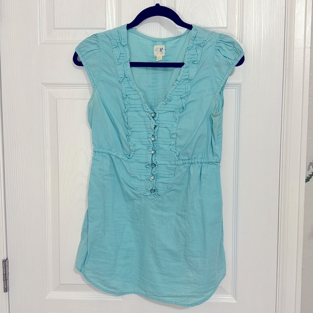 Boutique Turquoise Blouse